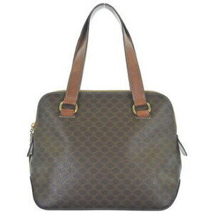 Celine Macadam canvas Brown All Over Shoulder Bag